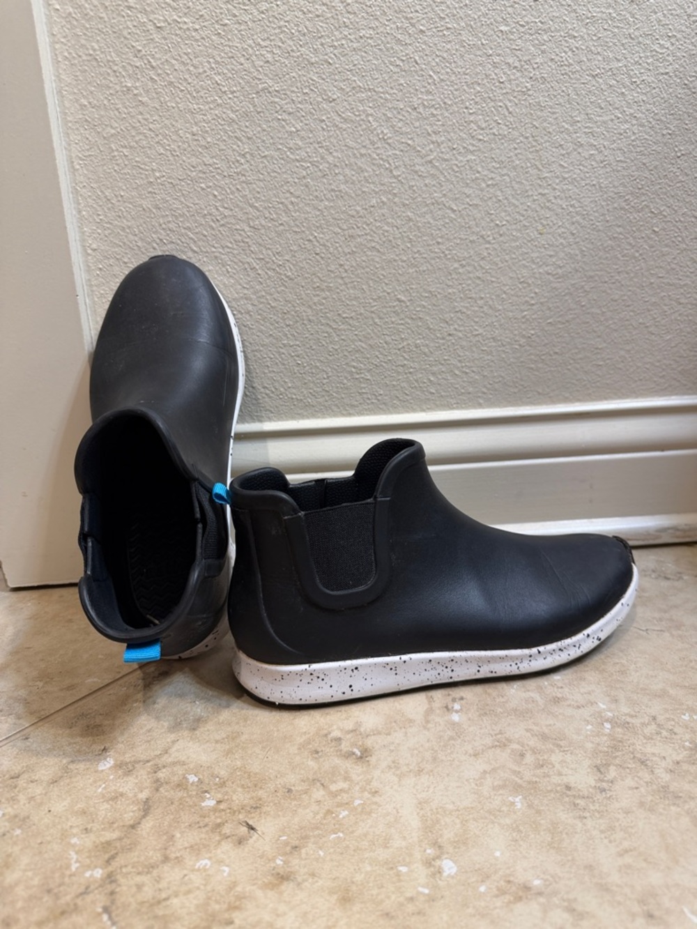 Native Black Winter Rain Chelsea Boots